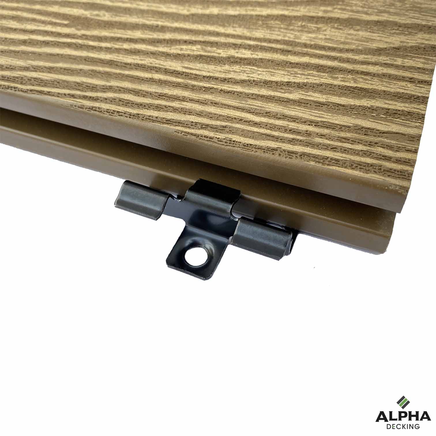 Box of 100 Black Stainless Steel Spacer Clips and Screws Alpha Decking